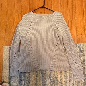 Ashley By 26 International Light Gray Sweater